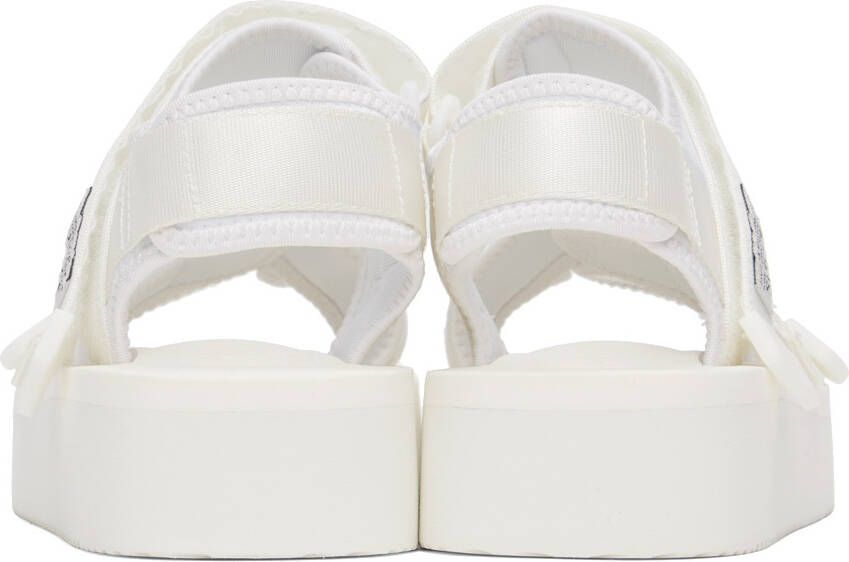 Suicoke White KISEE-PO Sandals