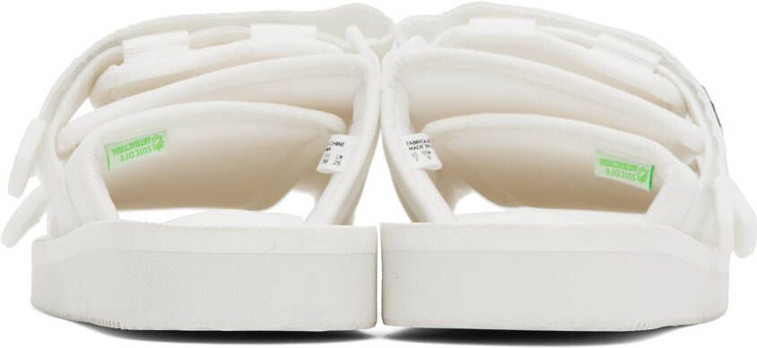 Suicoke White MOTO-Cab Sandals
