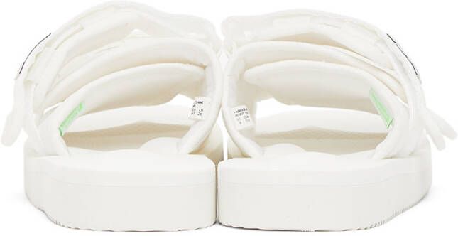 Suicoke White MOTO-CAB Sandals