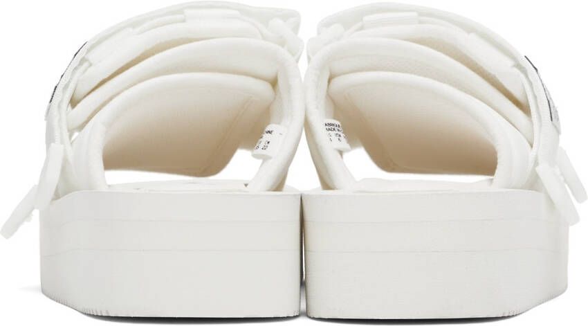Suicoke White MOTO-VPO Sandals