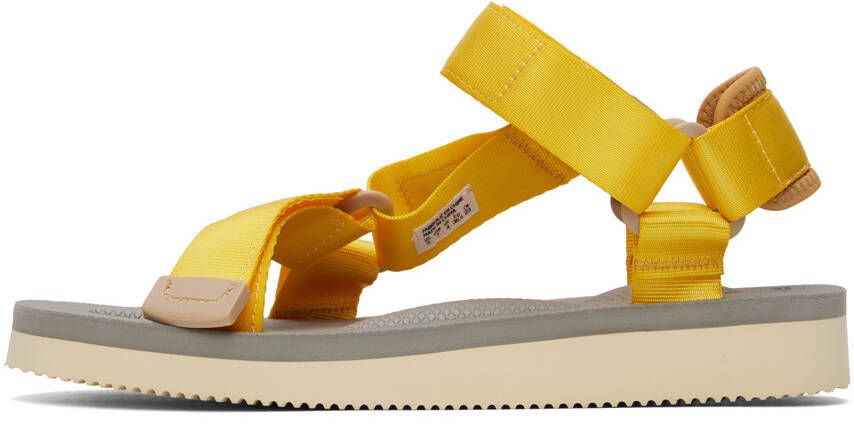 Suicoke Yellow & Gray DEPA-Cab Sandals