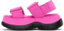 SUNNEI SSENSE Exclusive Pink Low Platform Sandals - Thumbnail 3
