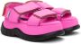 SUNNEI SSENSE Exclusive Pink Low Platform Sandals - Thumbnail 4