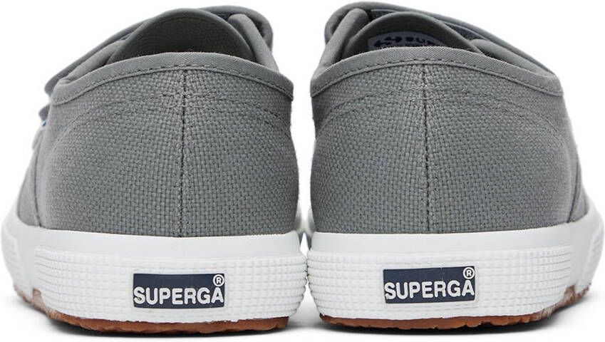 Superga Kids Grey Classic Velcro Sneakers