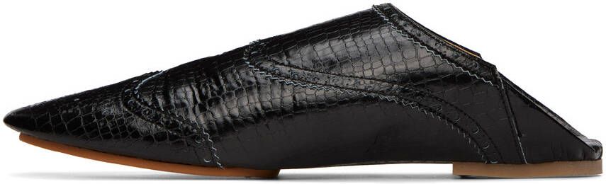 tao Black Pointed Toe Loafers