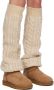 Tao Brown & Beige Ugg Edition Cable Knit Boots - Thumbnail 4