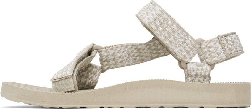 Teva Gray & White Original Universal Sandals