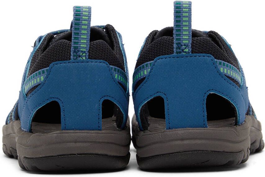 Teva Kids Black & Blue Manatee Sandals