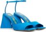 The Attico Blue Piper Heeled Sandals - Thumbnail 4