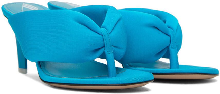 The Attico Blue Rem Heeled Sandals