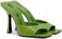 The Attico Green Anais Heeled Sandals - Thumbnail 4