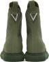 The Attico Green Canvas Selene Ankle Boots - Thumbnail 4
