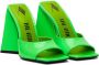 The Attico Green Devon Heeled Sandals - Thumbnail 4