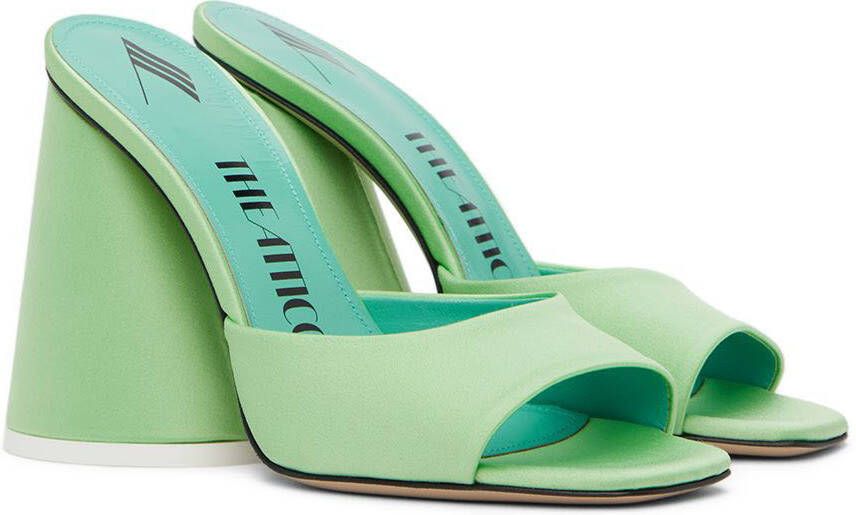 The Attico Green Luz Heeled Sandals