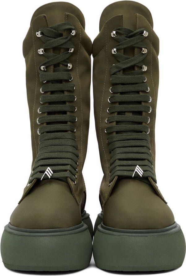 The Attico Green Selene Boots