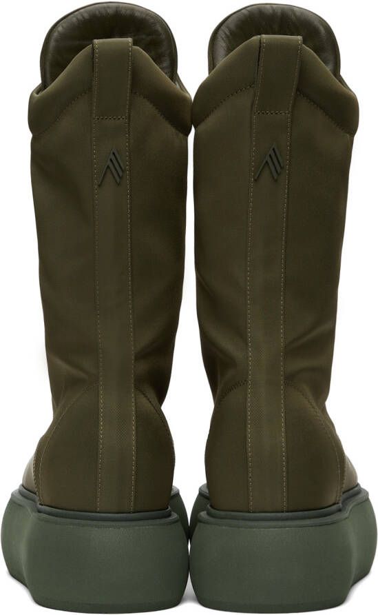 The Attico Green Selene Boots