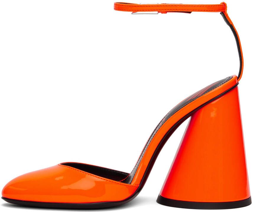 The Attico Orange Luz Heels