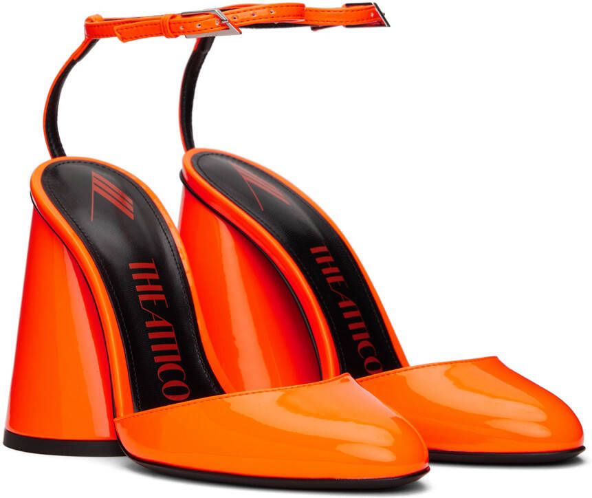 The Attico Orange Luz Heels