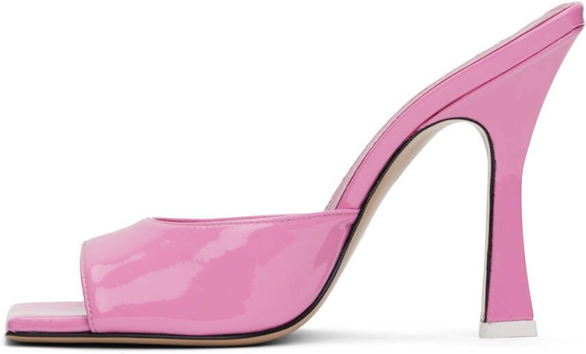 The Attico Pink Anais Heeled Sandals
