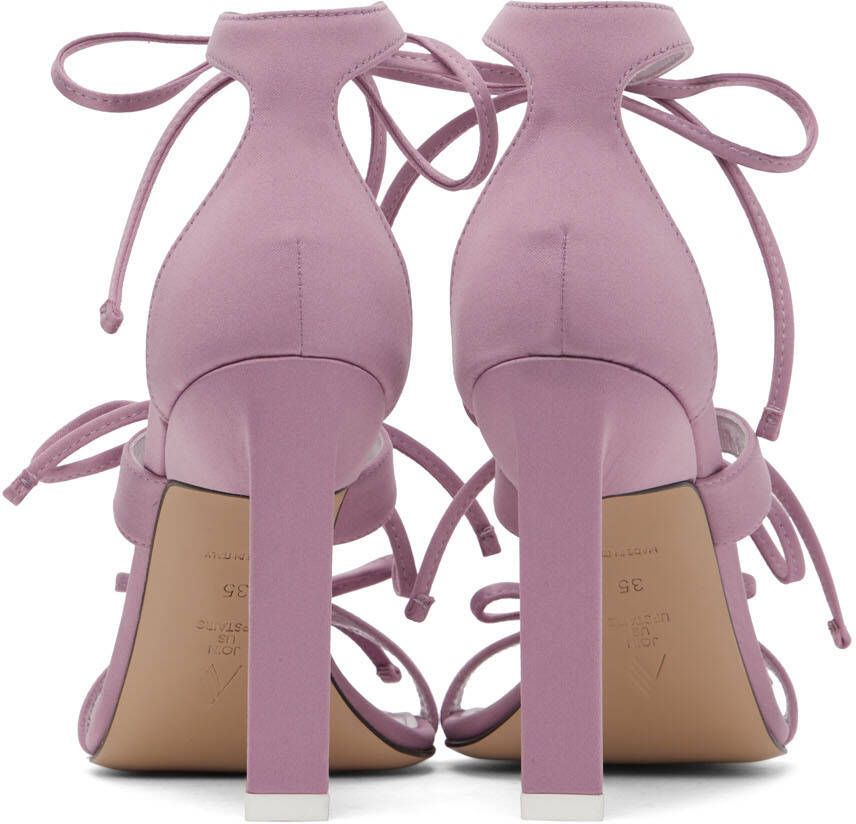 The Attico Pink Aria Heeled Sandals