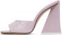 The Attico Pink Leather Devon Heeled Sandals - Thumbnail 3