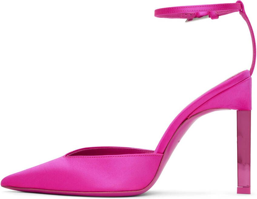 The Attico Pink Perine Slingback Heels
