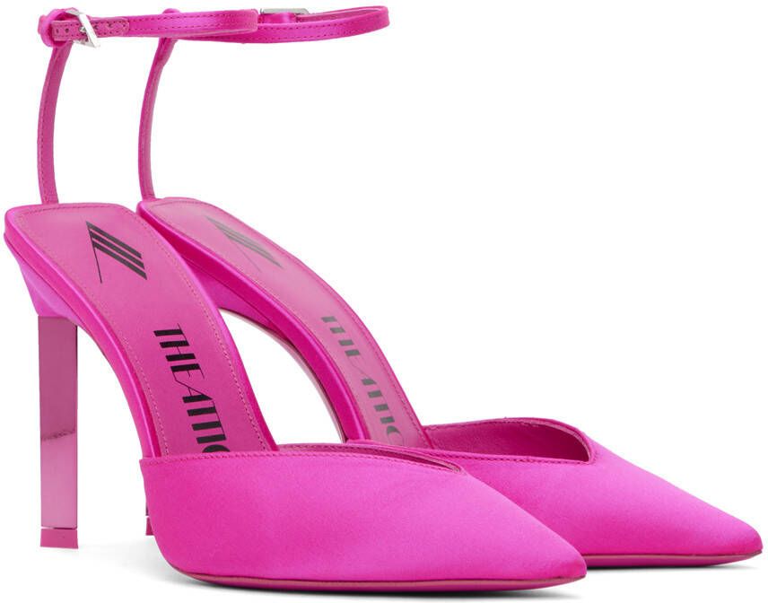 The Attico Pink Perine Slingback Heels
