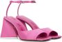 The Attico Pink Piper Heeled Sandals - Thumbnail 4