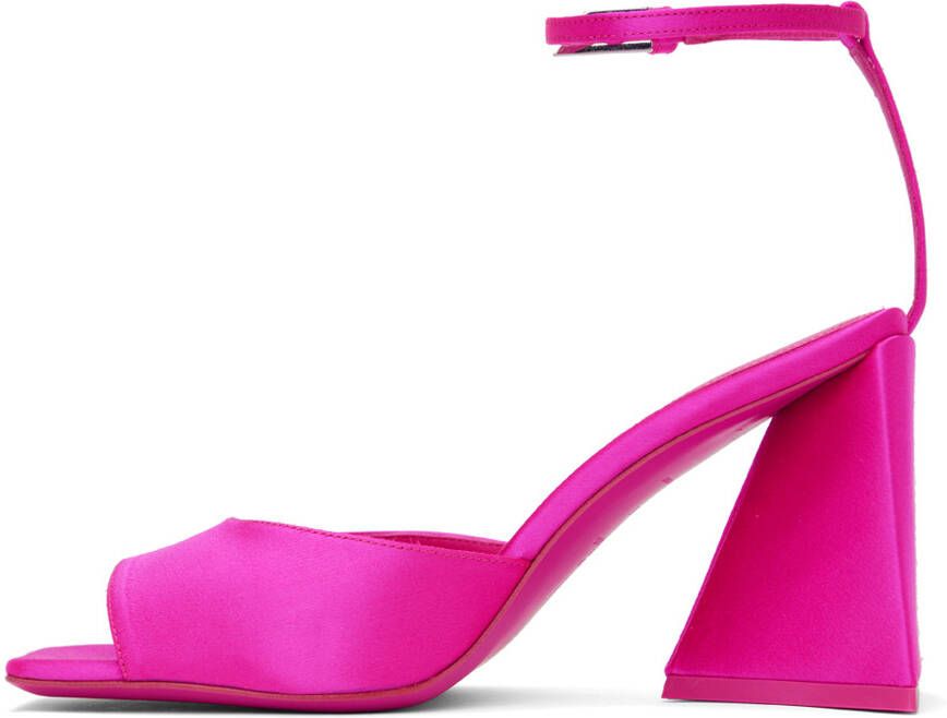 The Attico Pink Piper Heeled Sandals
