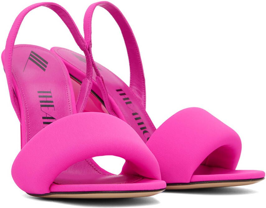 The Attico Pink Rem Heeled Sandals