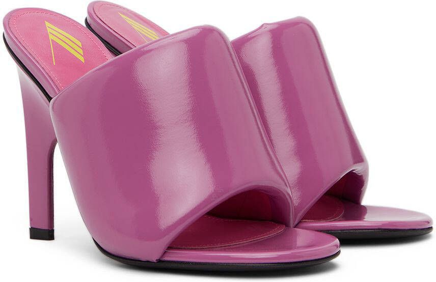 The Attico Pink Rem Heeled Sandals