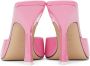 The Attico Pink SUPERATTICO Anais Heeled Sandal - Thumbnail 4