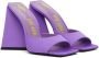 The Attico Purple Devon Heeled Sandals - Thumbnail 4