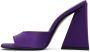 The Attico Purple Devon Mules - Thumbnail 3