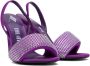 The Attico Purple Rem Heeled Sandals - Thumbnail 4