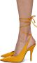 The Attico Yellow Venus Slingback Heels - Thumbnail 3