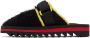 The Elder Statesman Black Suicoke Edition Dyed Zavo Slippers - Thumbnail 3
