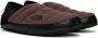 The North Face Brown & Black ThermoBall Traction V Denali Mules - Thumbnail 4