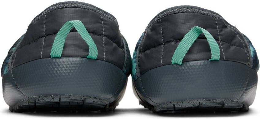 The North Face Green & Gray Thermoball Traction V Slippers