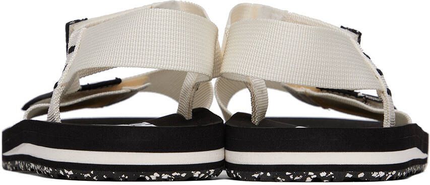 The North Face Off-White & Black Skeena Sandals