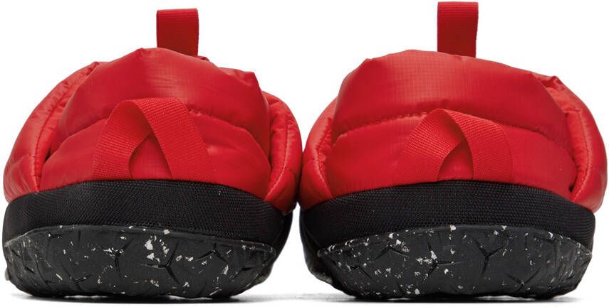 The North Face Red Nuptse Mules