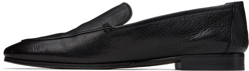 The Row Black Adam Loafers