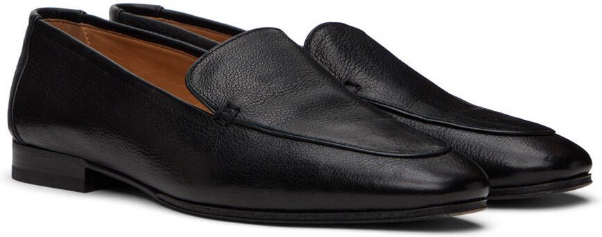 The Row Black Adam Loafers
