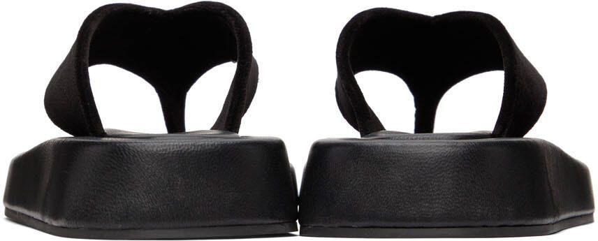 The Row Black Ginza Sandals