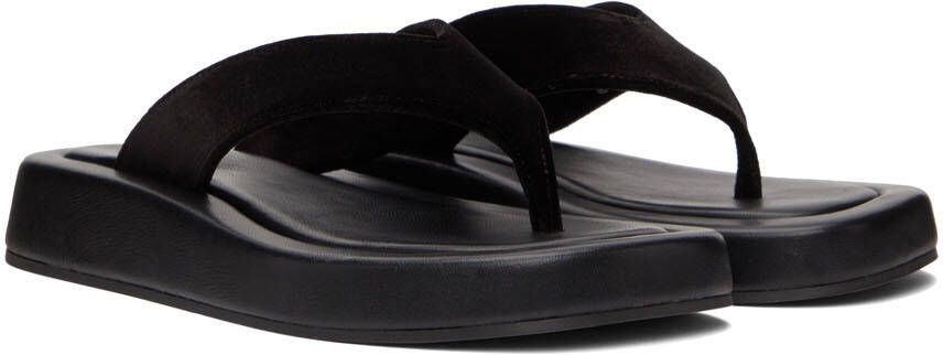 The Row Black Ginza Sandals