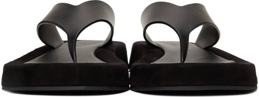 The Row Black Ginza Sandals