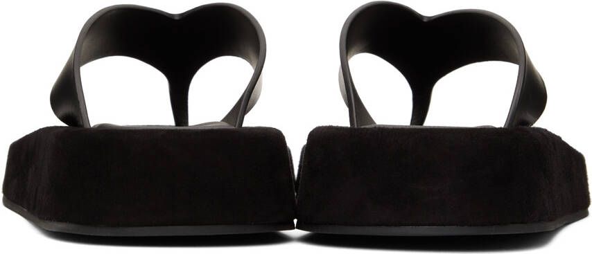 The Row Black Ginza Sandals - Picture 9