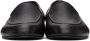 The Row Black Grained Mocassin Loafers - Thumbnail 2