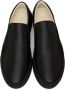 The Row Black Leather Marie H Slip-On Sneakers - Thumbnail 5
