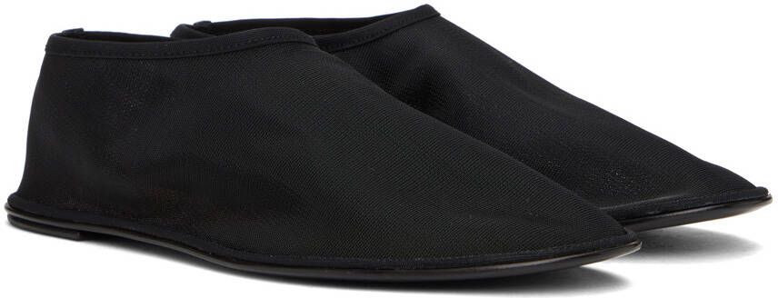 The Row Black Sock Loafers